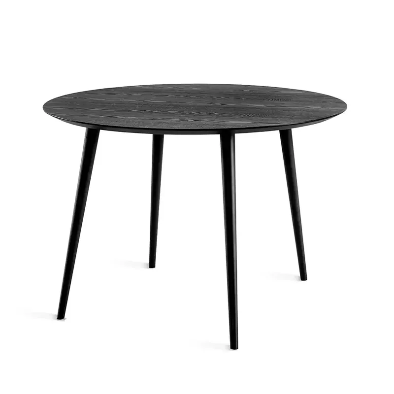 Kampanjpris Miles Matbord 110 cm svartbetsad ask